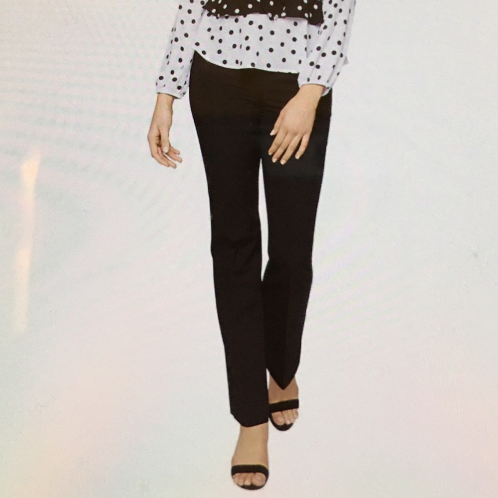 Coldwater Creek side zip black pants size 6 black